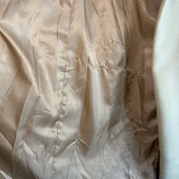 Lulus Harriet Long Double-Breasted Tan Coat, size XS - Picture 12 of 12